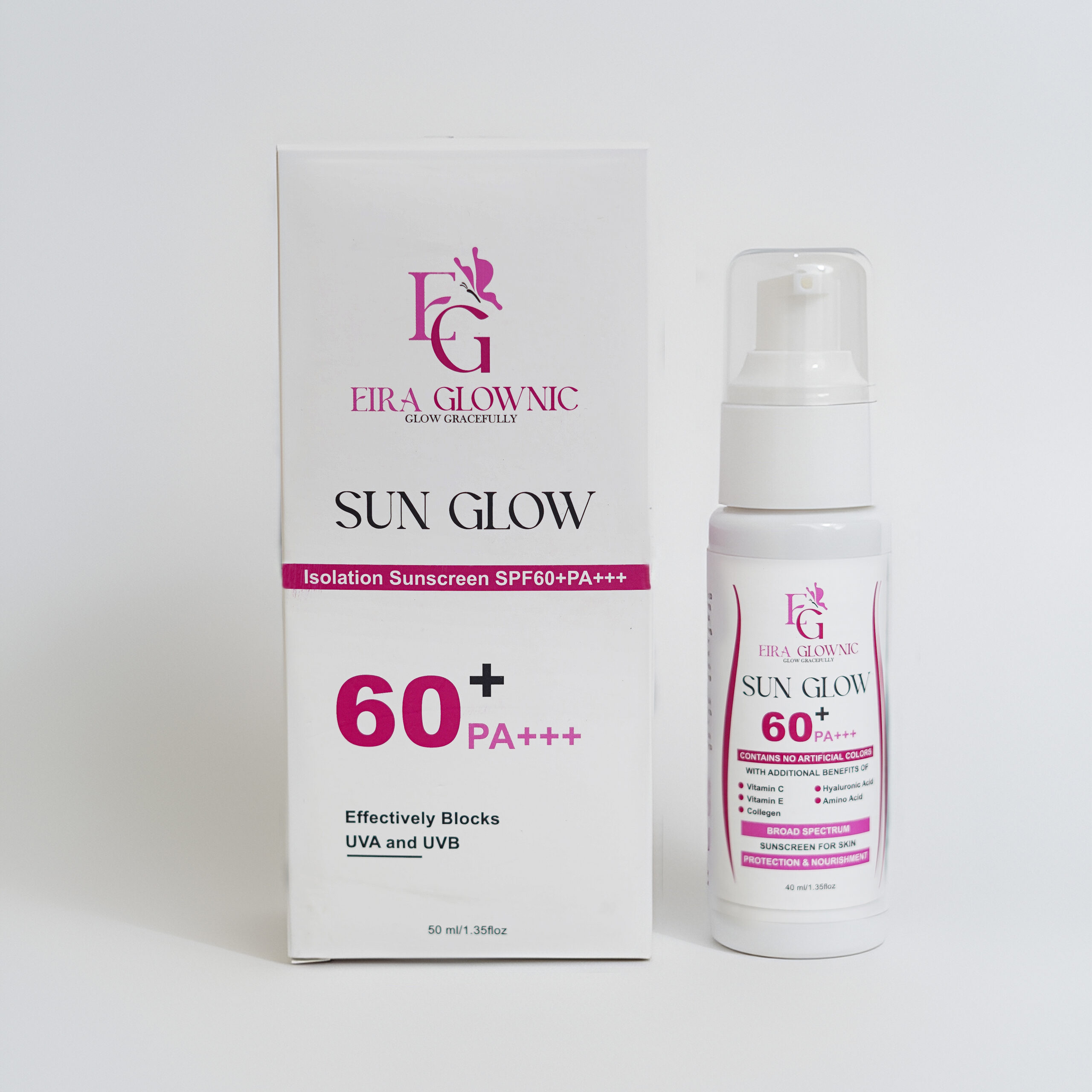 Sun Glow Isolation Sunscreen SPF 60+ PA+++ - Image 2